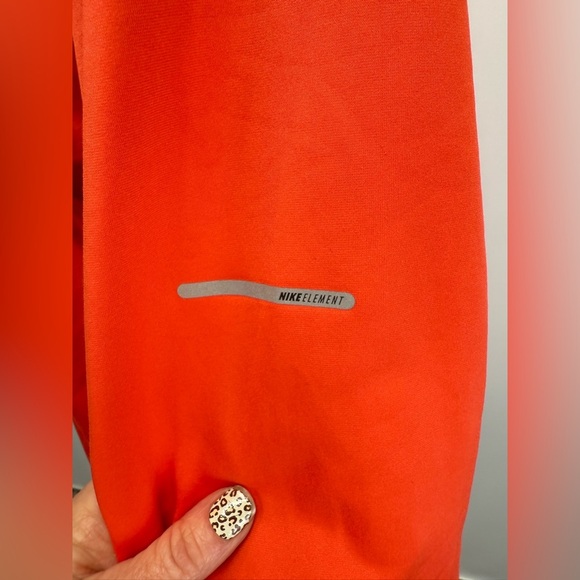 NIKE DRI-FIT Element Red/orange full zip jacket size M. - Picture 5 of 15